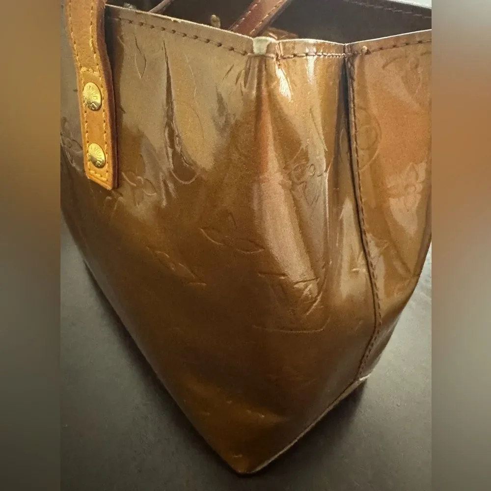 Louis Vuitton Bronze Vernis Reade Mini Tote Bag